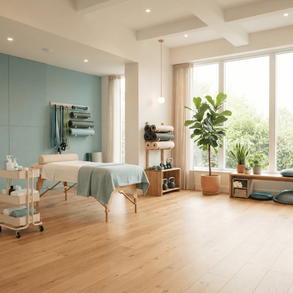 Interior of the clinic movement studio